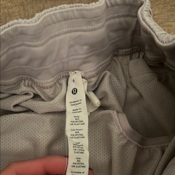 Light gray lululemon shorts - Picture 6 of 6